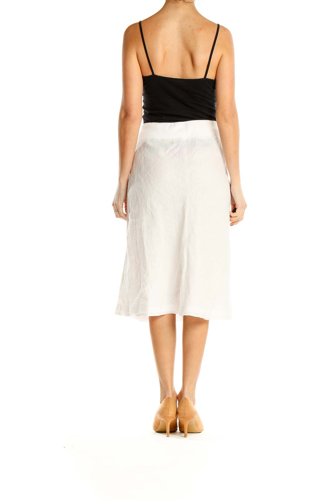 White Chic A-Line Skirt