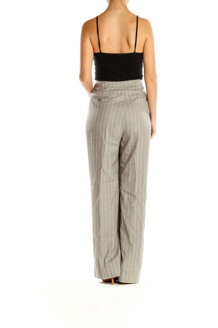 Gray Pin Stripe Classic Trousers