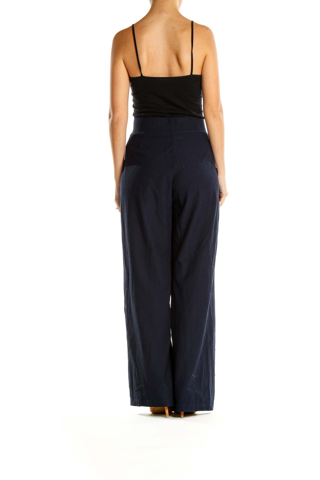 Blue Wide Leg Trousers