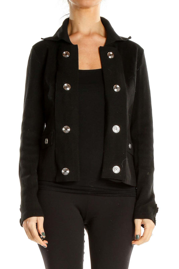 Black Button Up Jacket