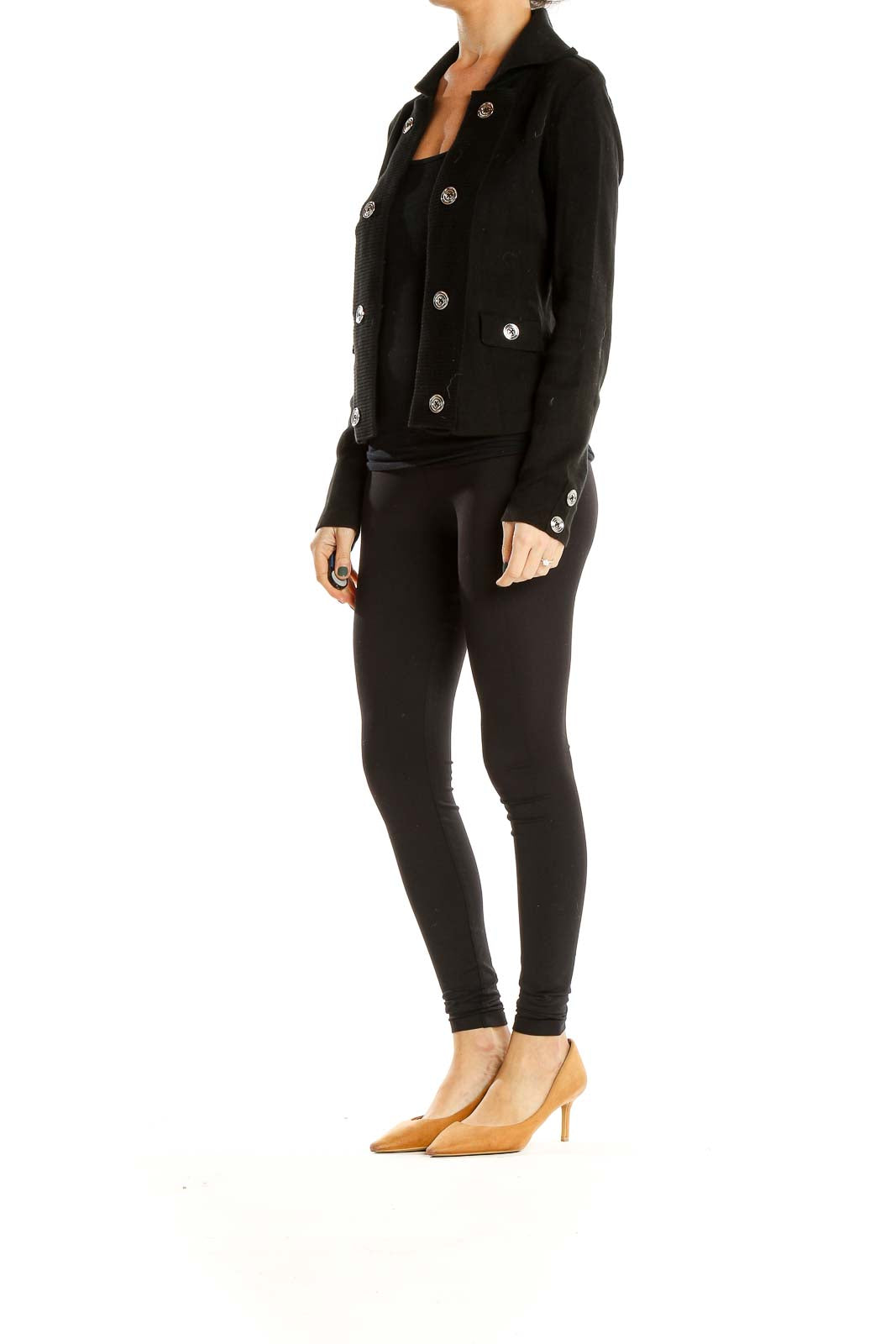 Black Button Up Jacket