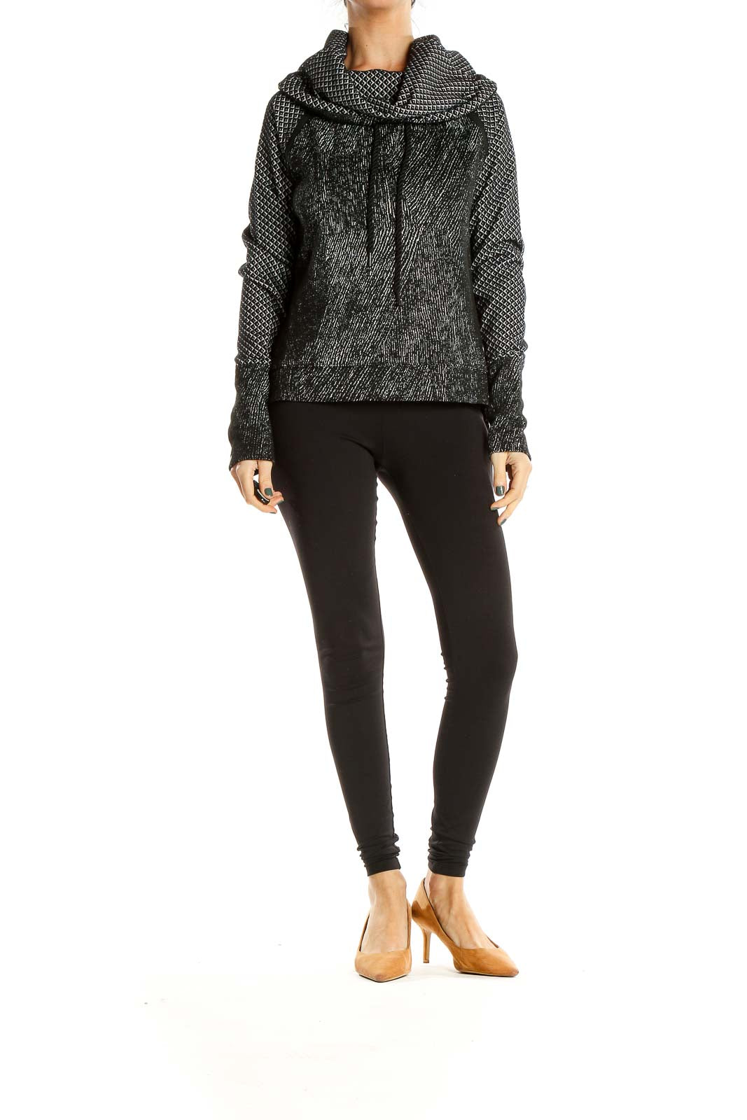 Black Heather Activewear Sweatshirt