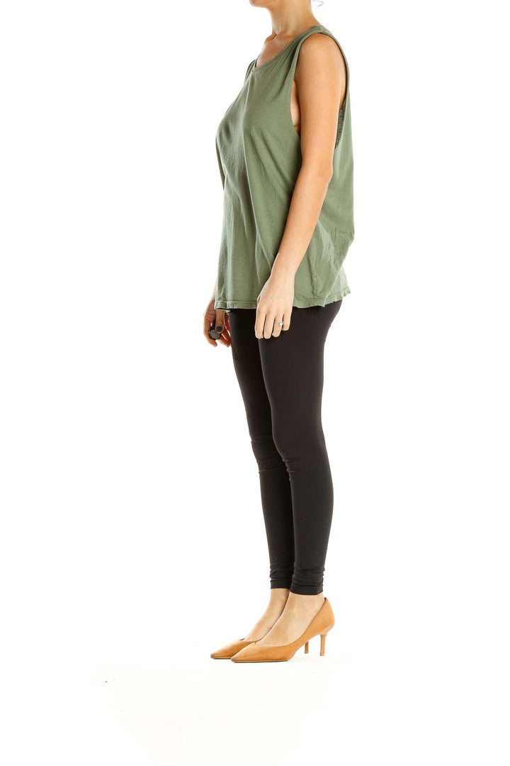 Green Activewear Tank Top