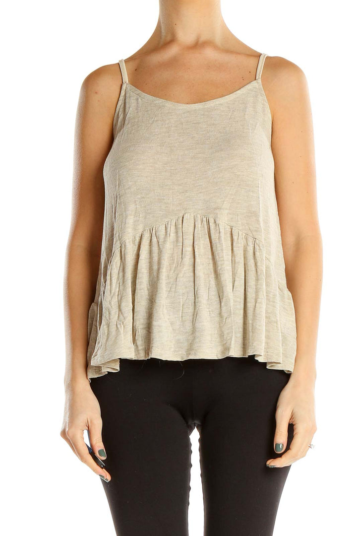 Beige Tank Top