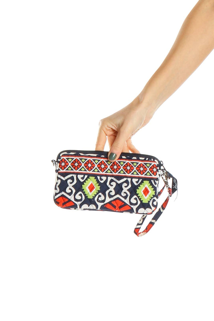 Multicolor Printed Clutch Bag