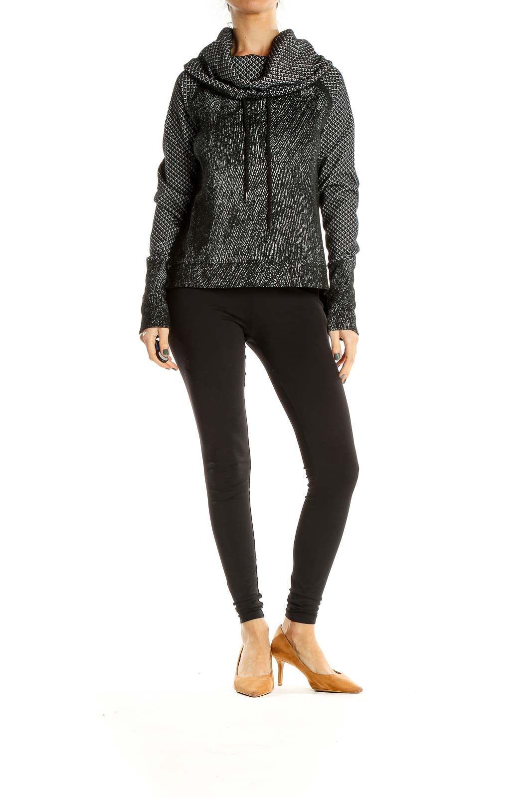 Black Heather Activewear Sweatshirt