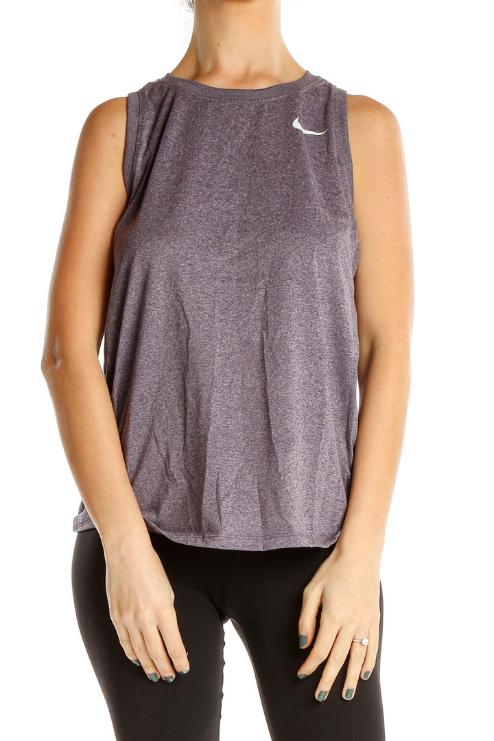 Purple Heather Activewear Tank Top