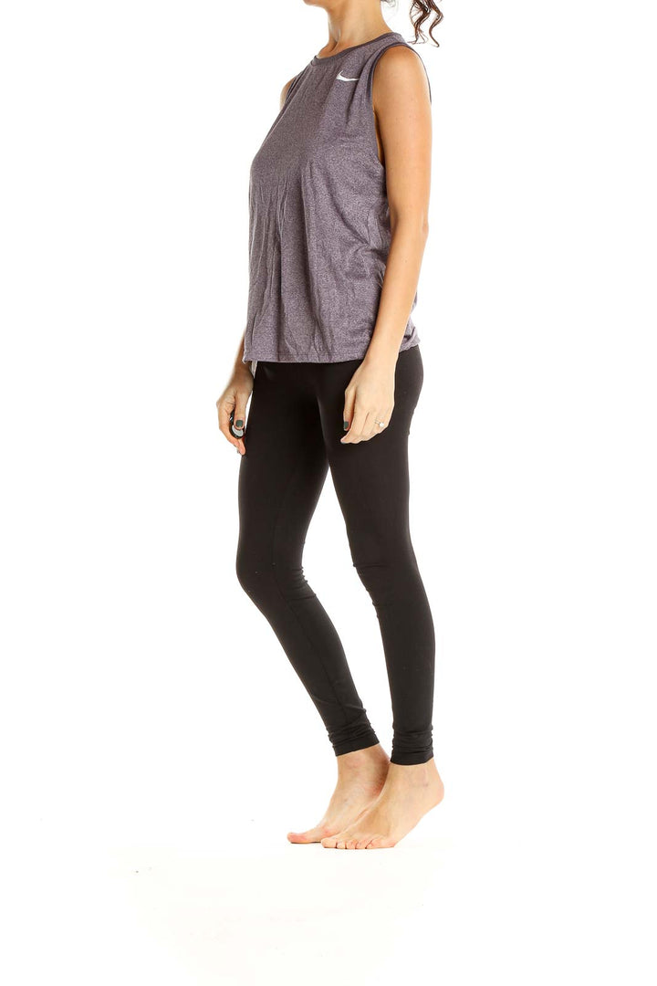 Purple Heather Activewear Tank Top