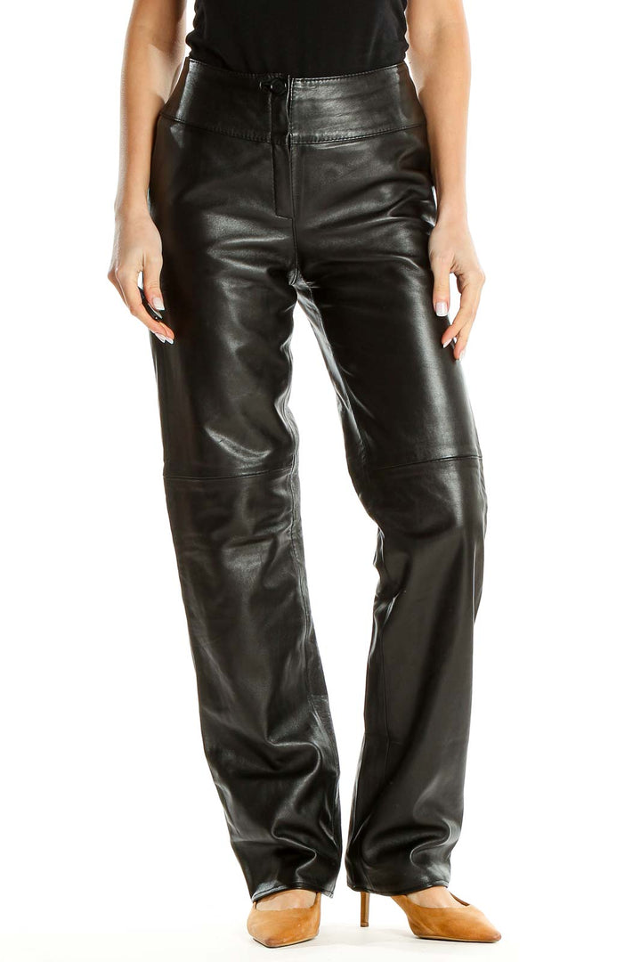 Black Leather Pants