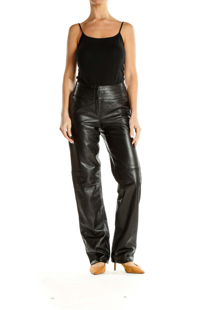 Black Leather Pants