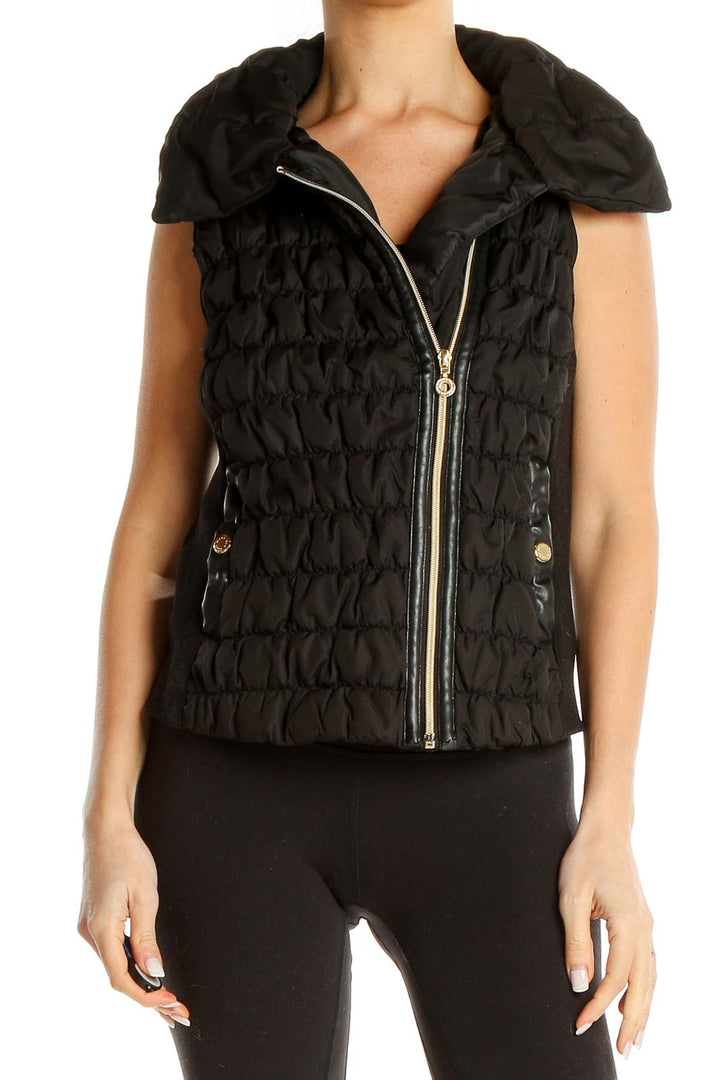 Black Puffer Vest