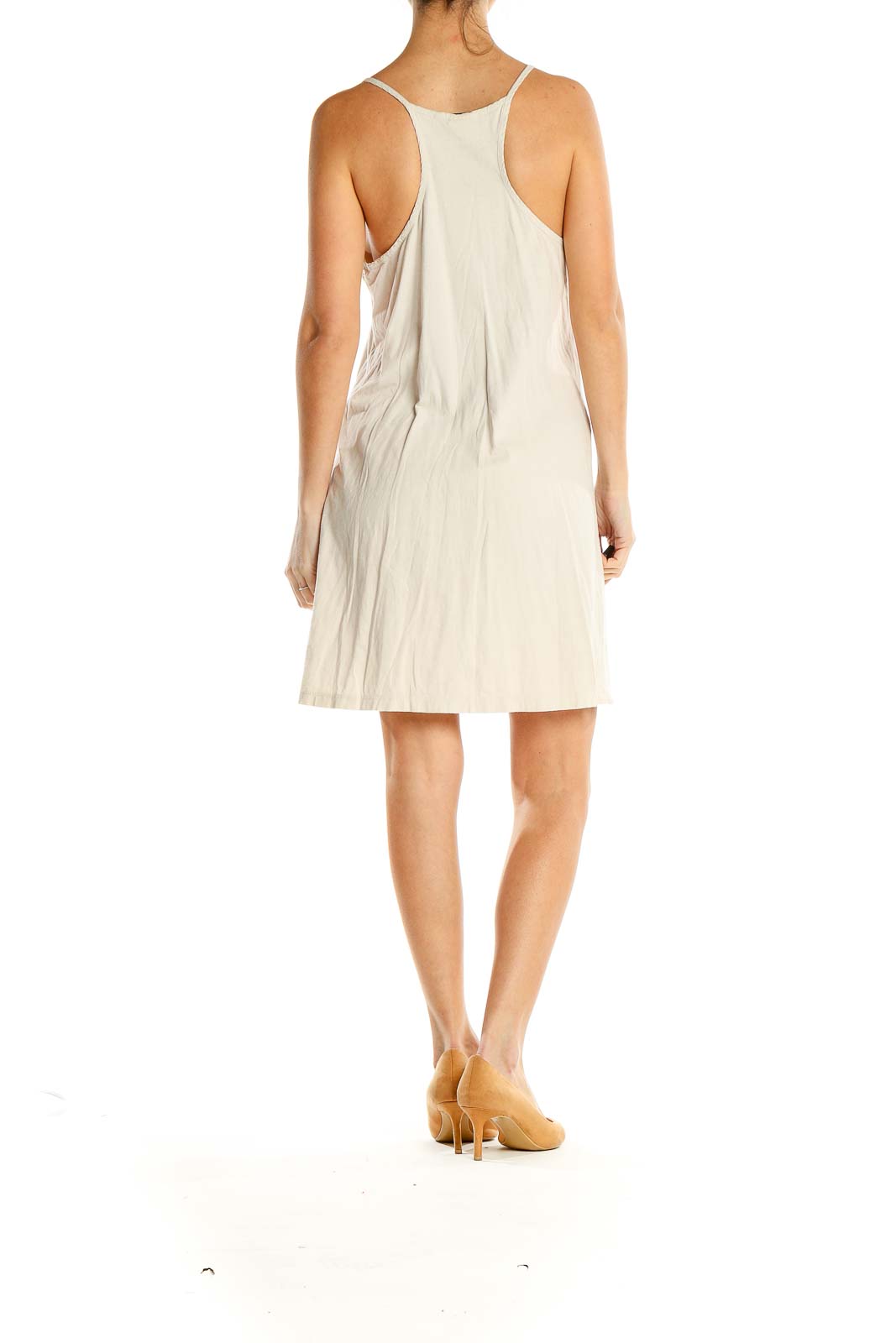 Beige Slip Dress