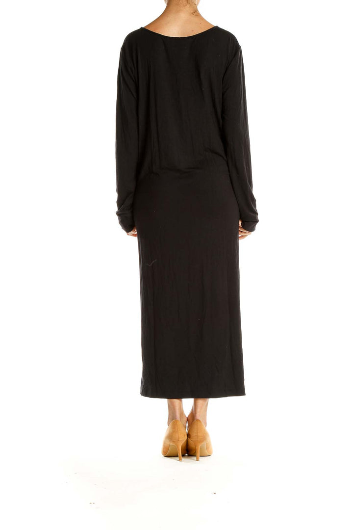 Black Classic Column Dress