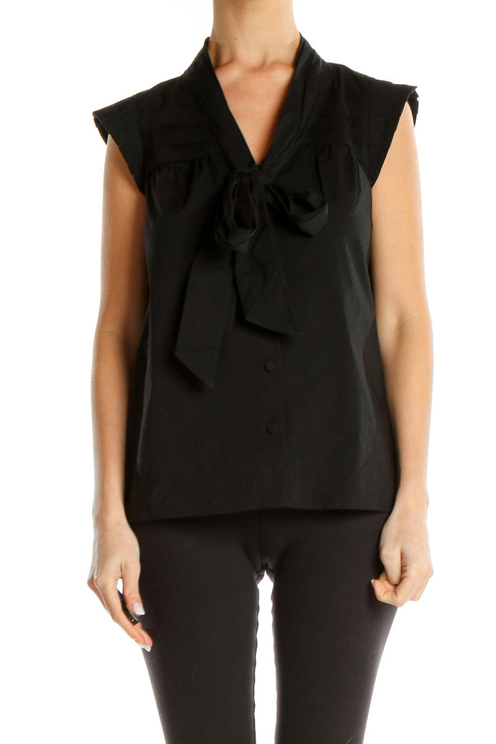 Black Tie Blouse