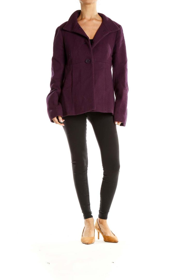 Purple Wool Retro Jacket