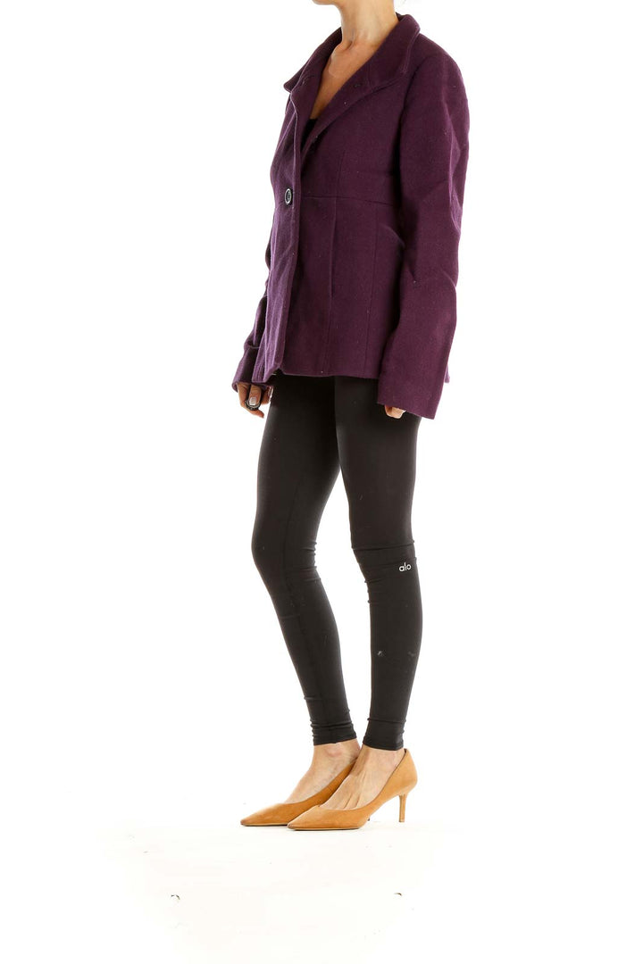 Purple Wool Retro Jacket