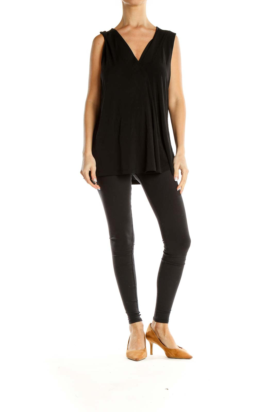 Black Chic Tunic Top