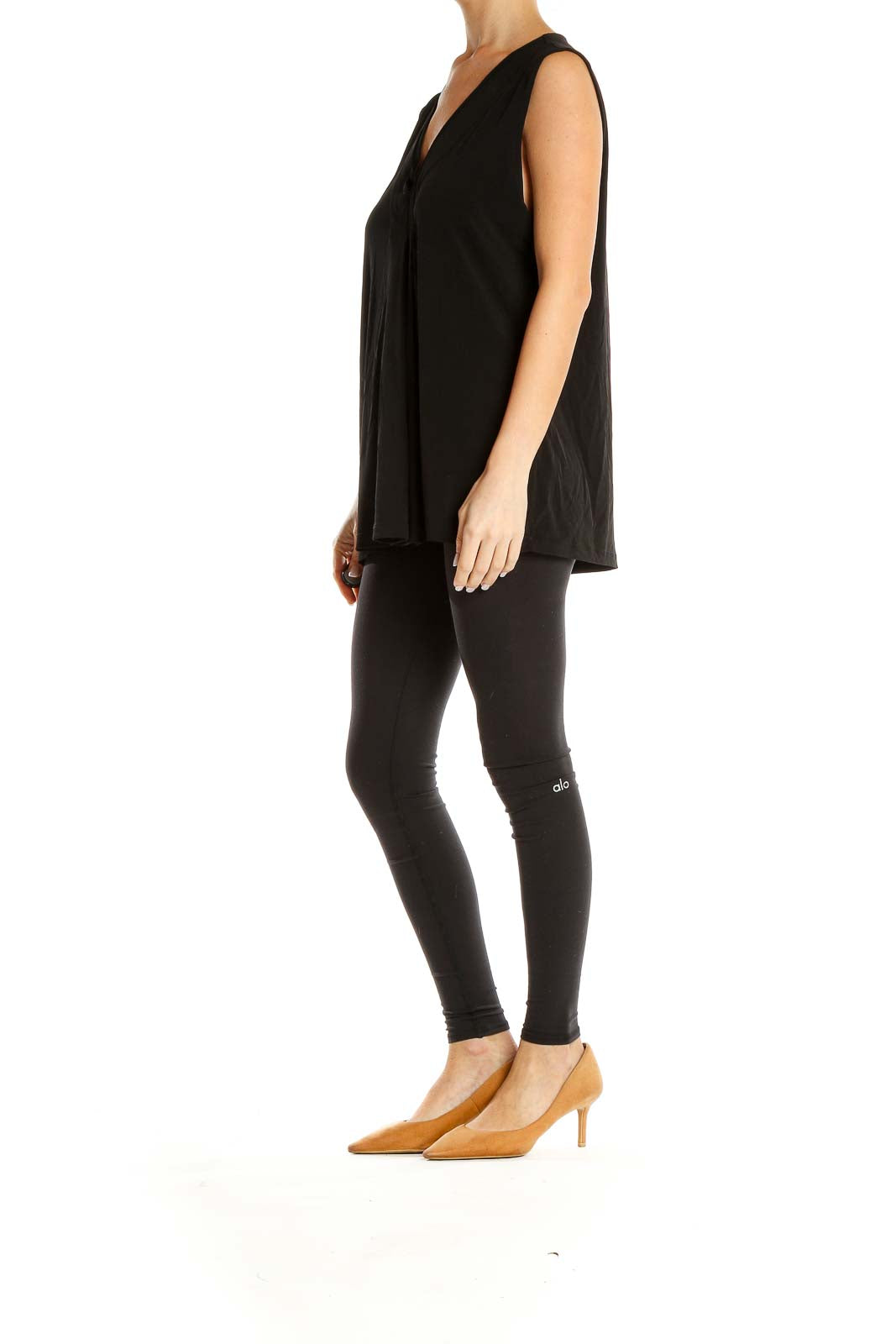 Black Chic Tunic Top