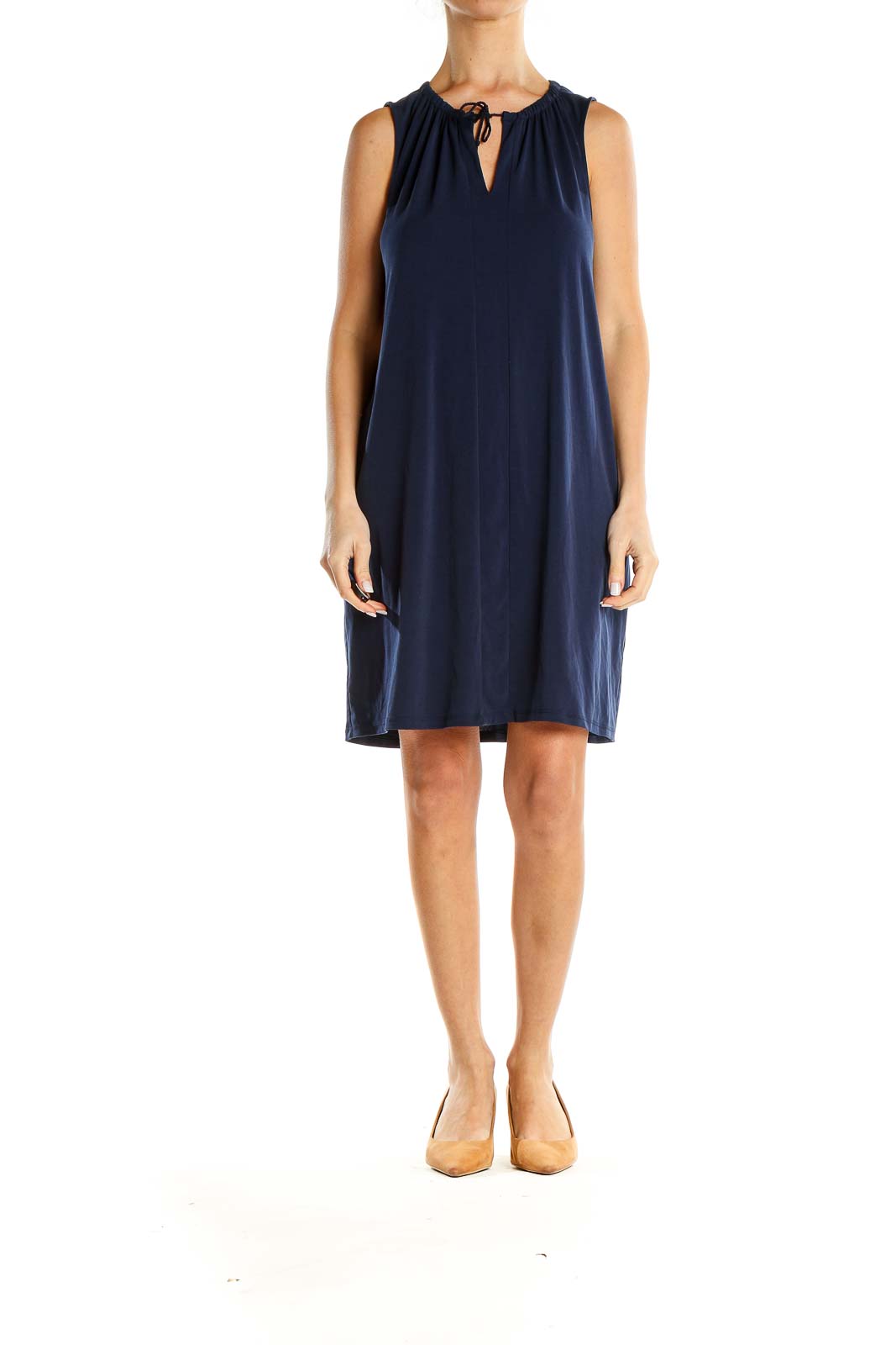 Blue Classic Shift Dress