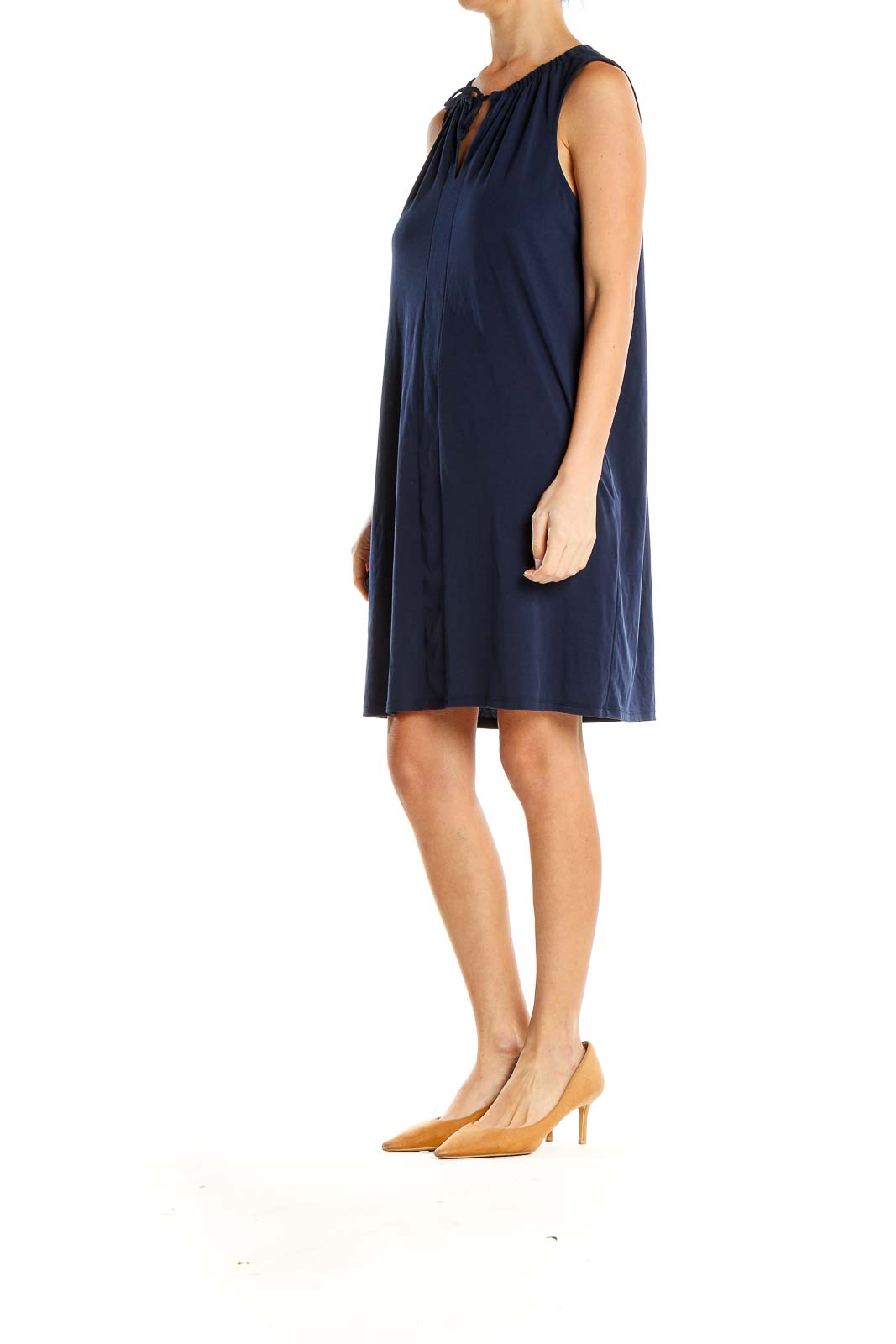 Blue Classic Shift Dress