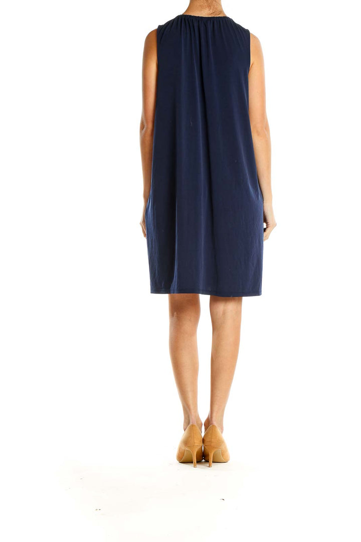 Blue Classic Shift Dress