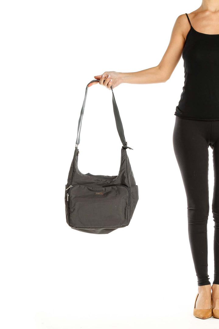 Gray Crossbody Bag