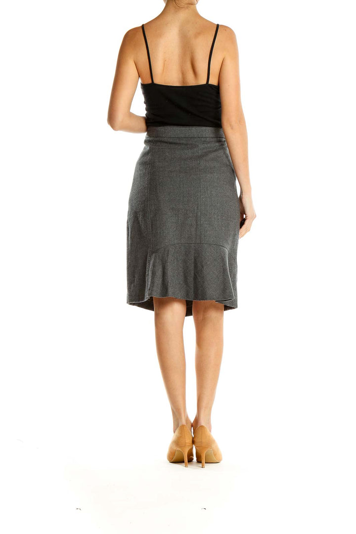 Gray Brunch Pencil Skirt