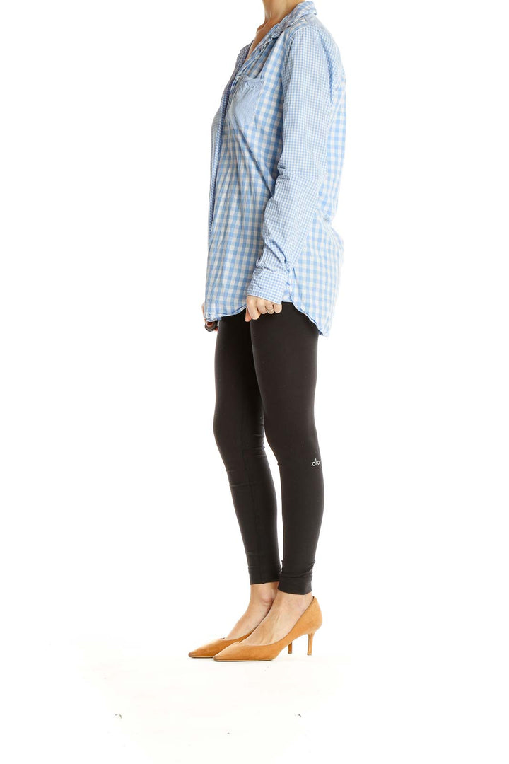 Blue Checkered Formal Shirt