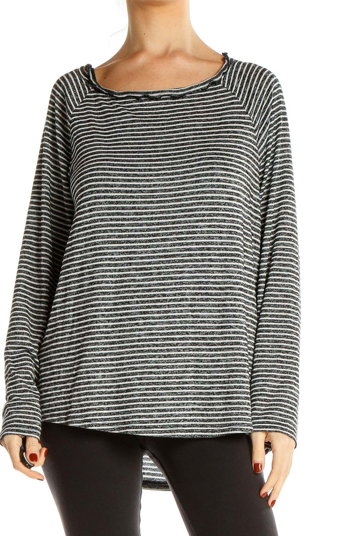 Black Striped All Day Wear Shirt