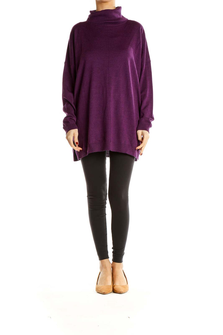 Purple All Day Wear Sweater