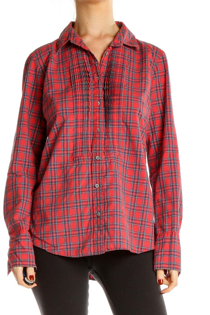 Red Checkered Work Shirt