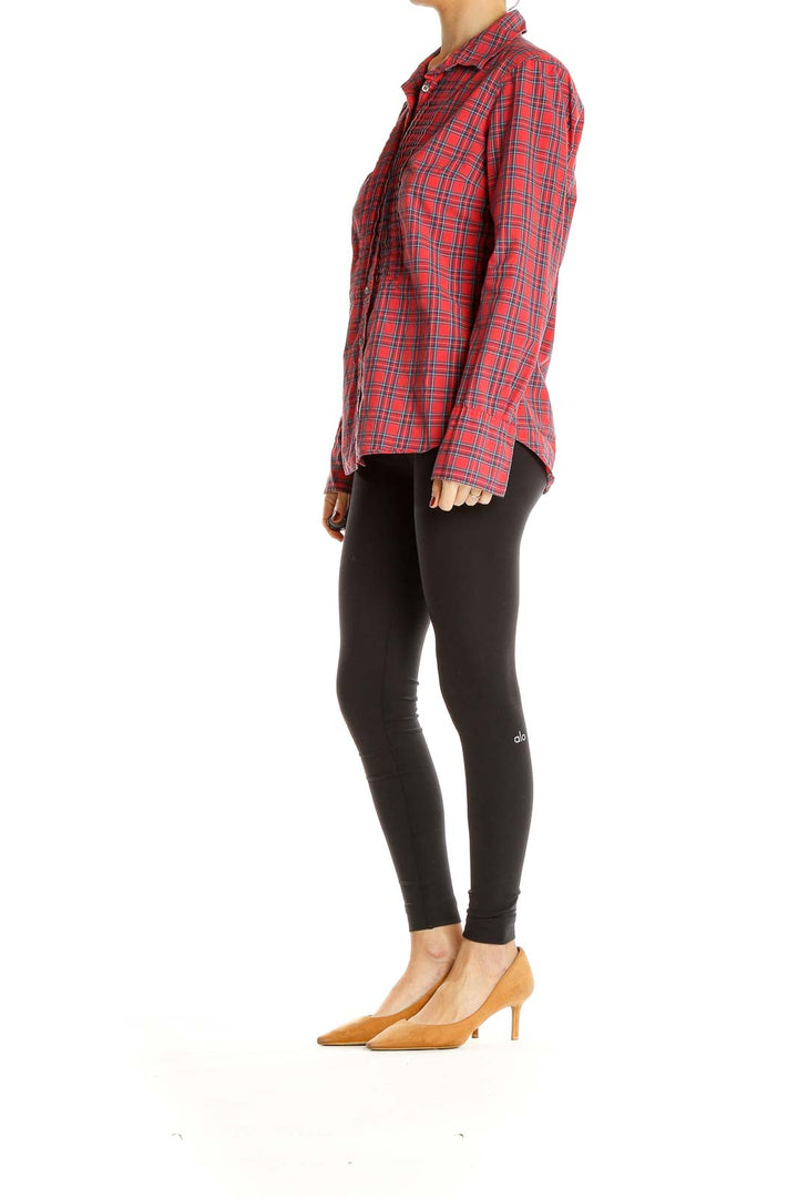 Red Checkered Work Shirt