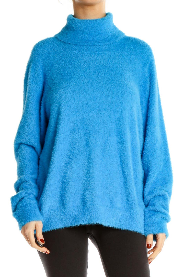 Blue Fuzzy Sweater