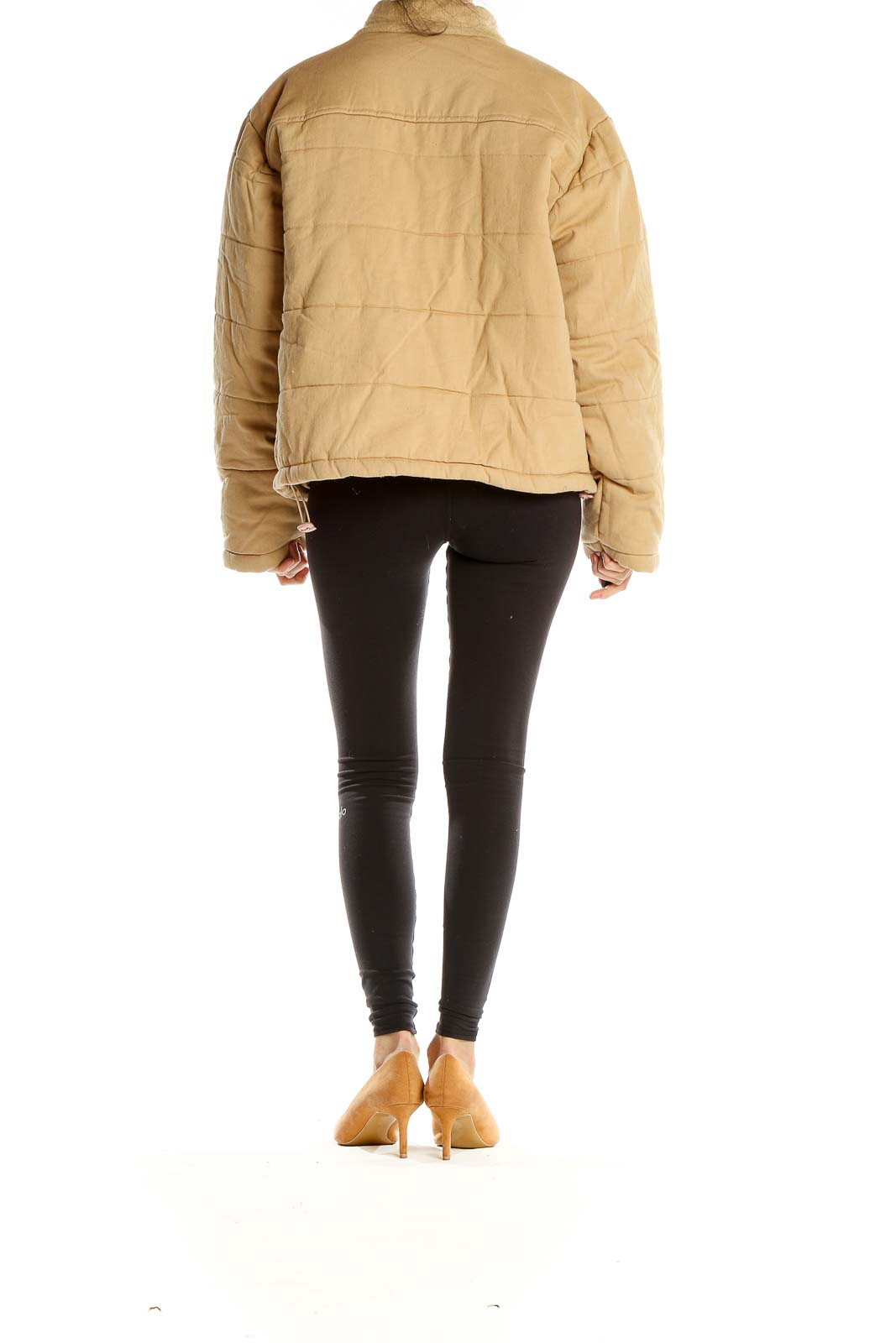 Beige Puffer Jacket