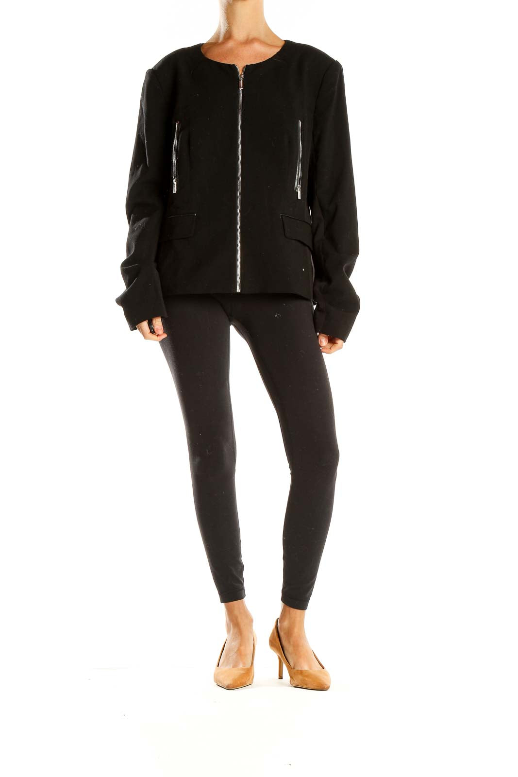 Black Zip Up Jacket