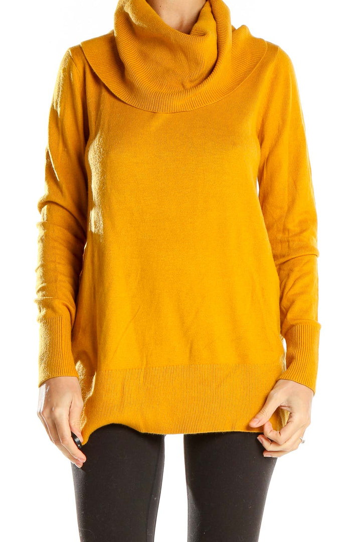 Yellow Turtleneck Sweater