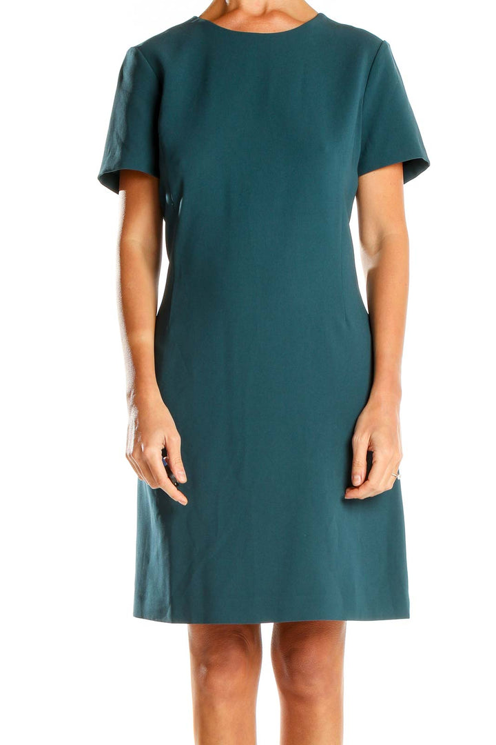 Blue Classic Shift Dress