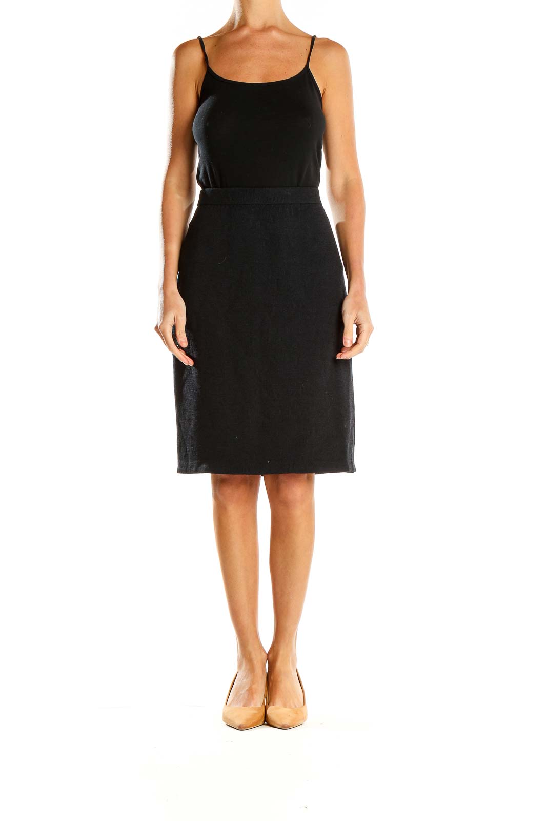 Black Classic Pencil Skirt