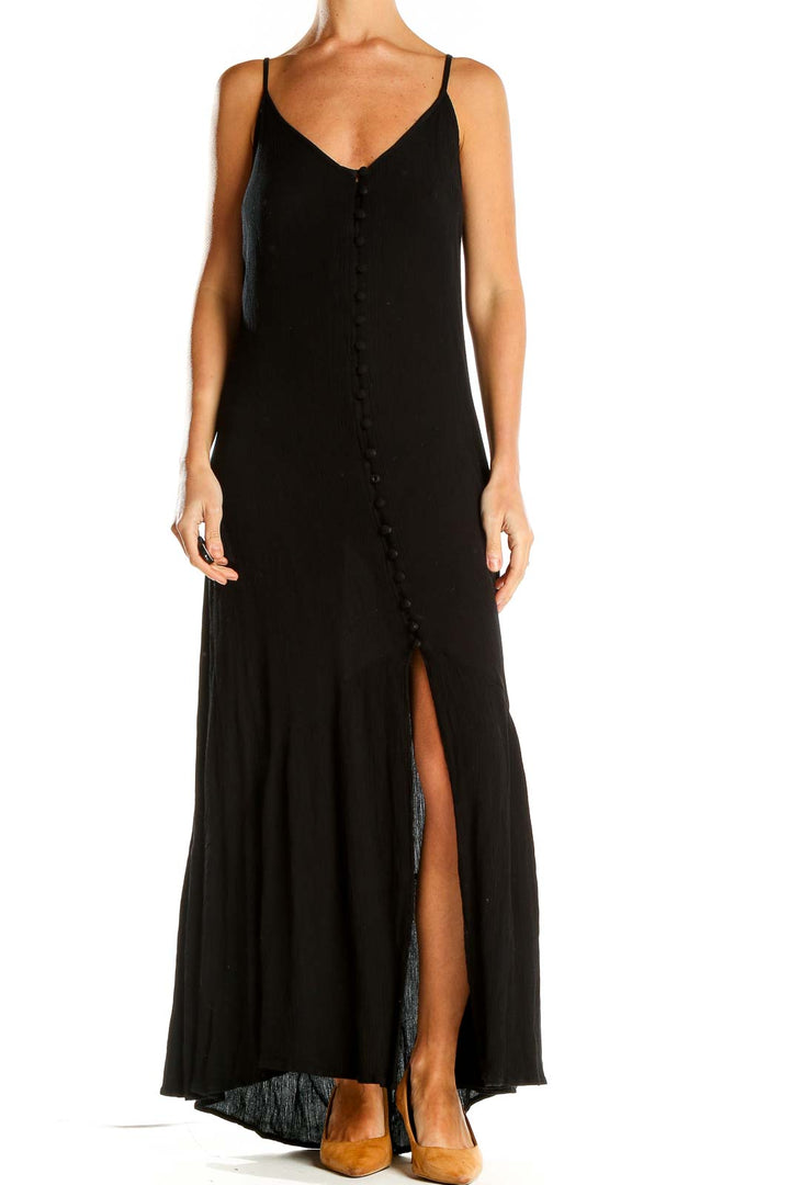 Black Cocktail Slip Dress