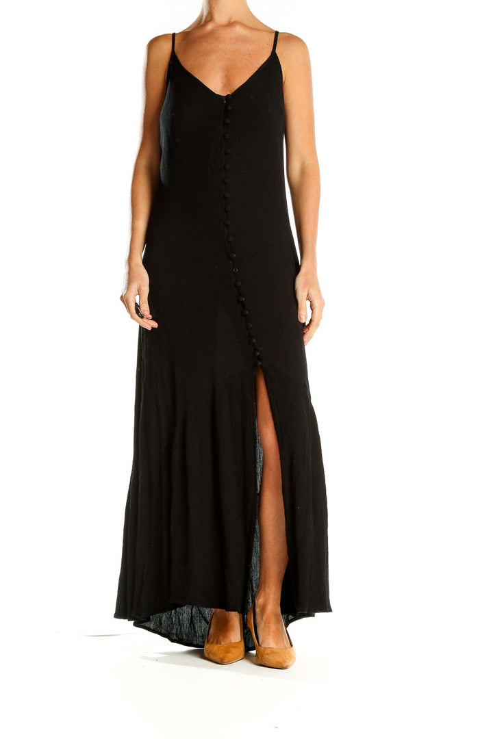 Black Cocktail Slip Dress