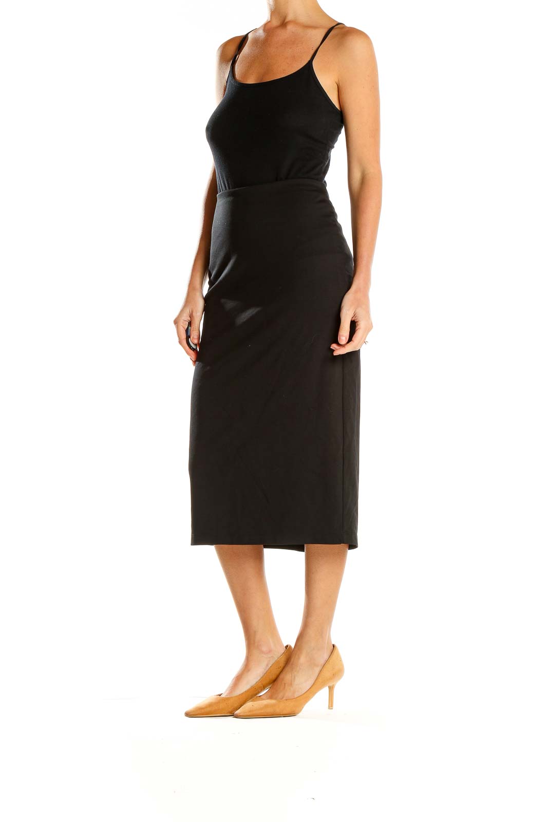 Black Classic Pencil Skirt