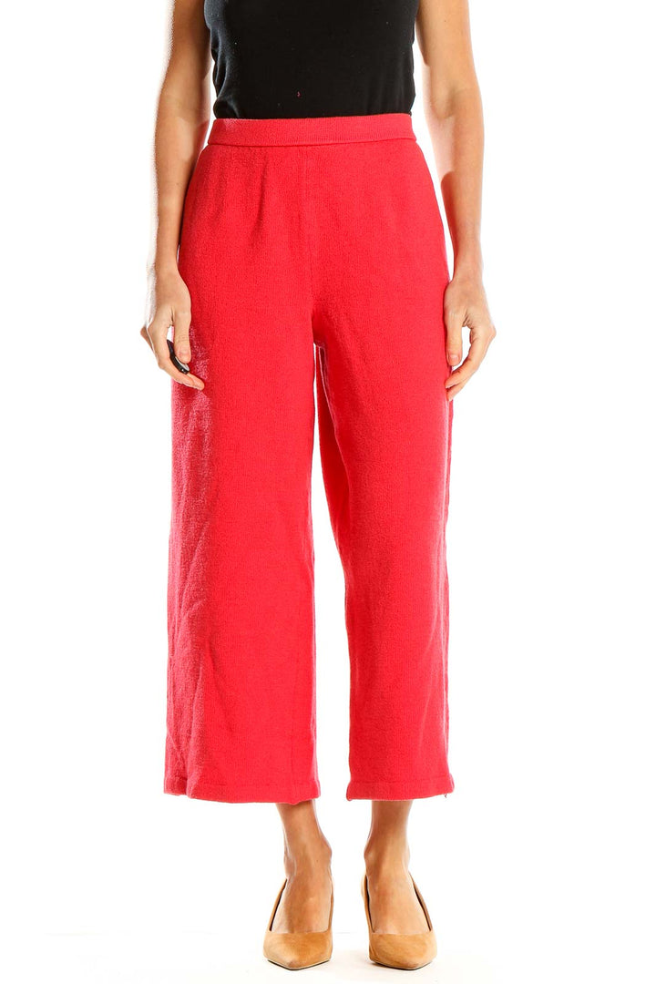 Red Culottes Pants