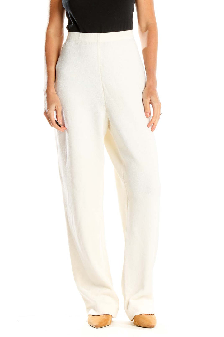 White Classic Trousers