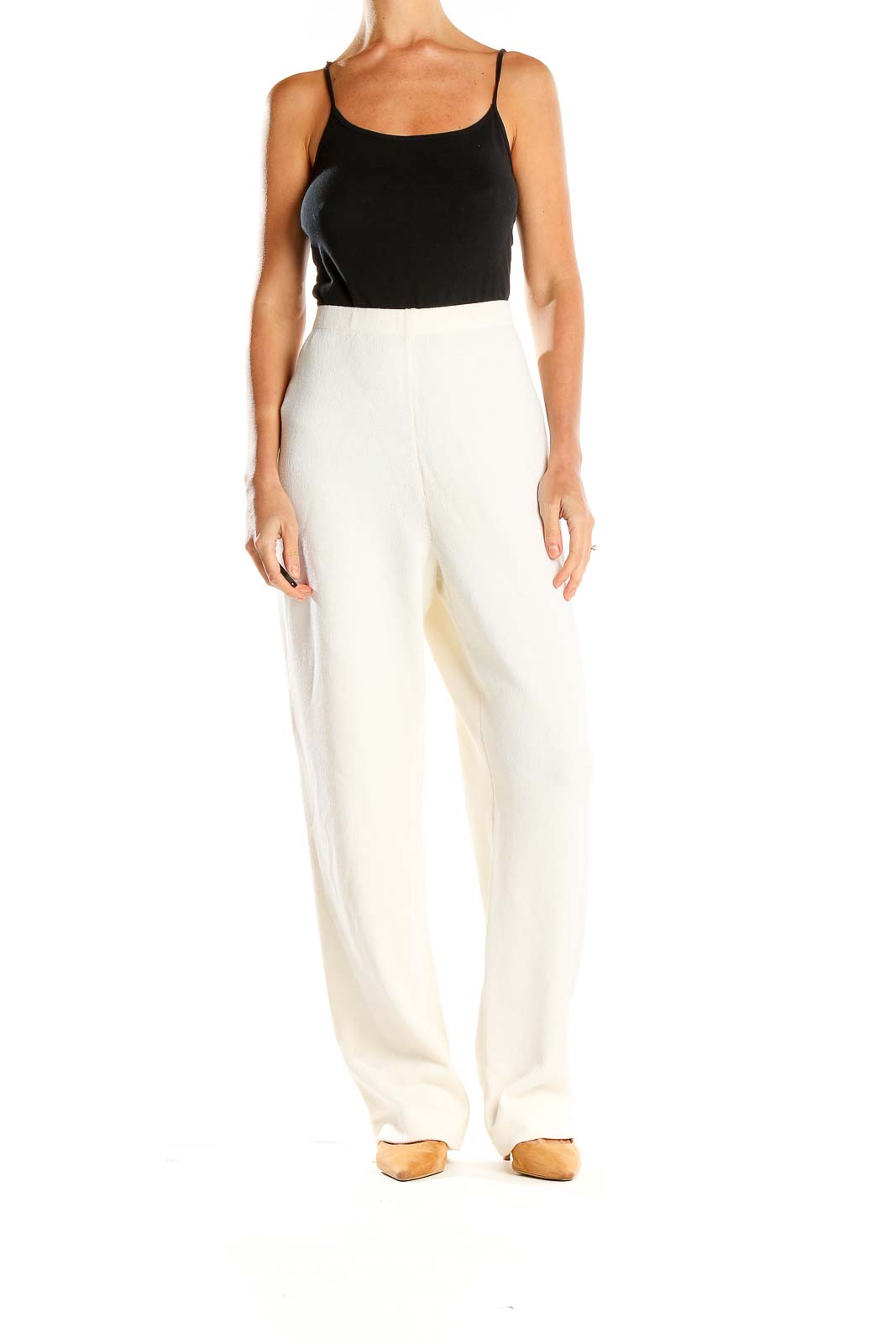 White Classic Trousers