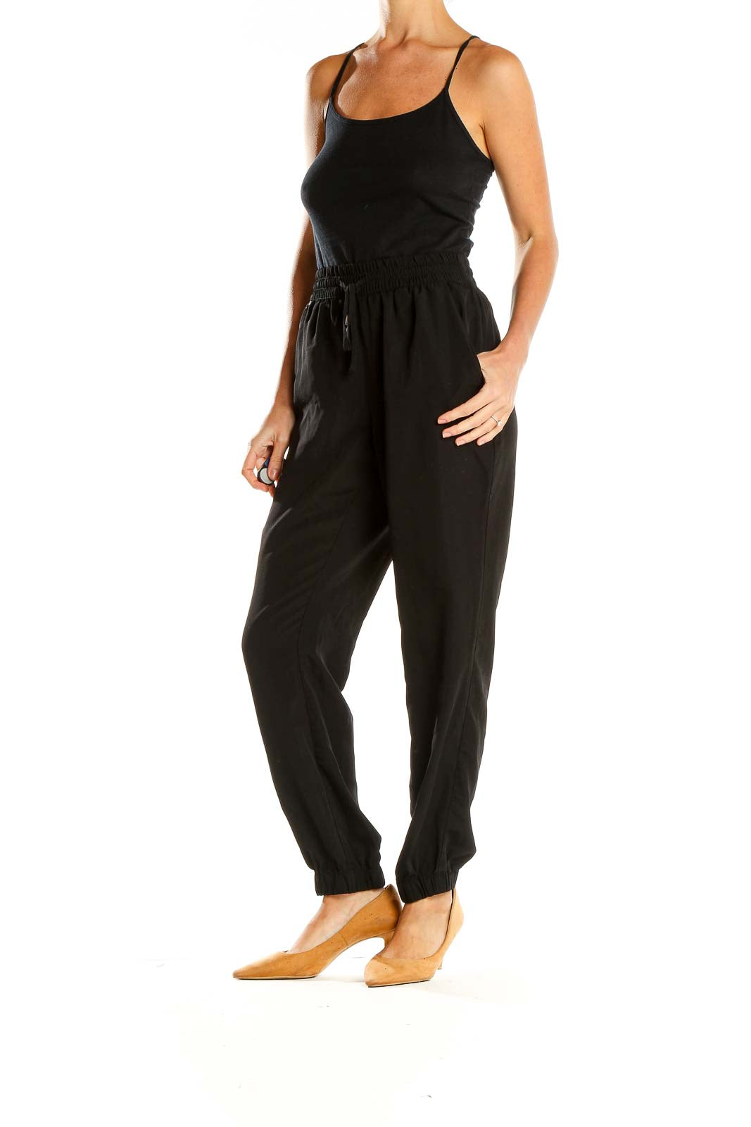 Black Drawstring Pants