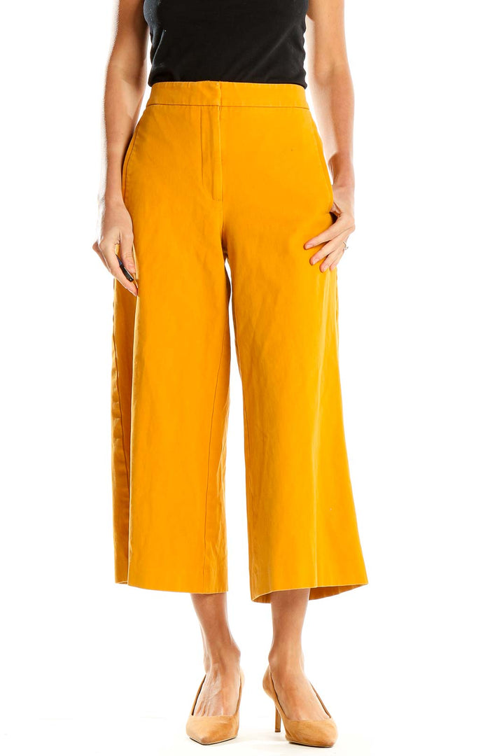 Yellow Culottes Pants