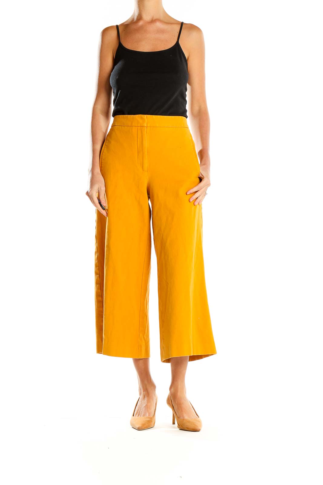 Yellow Culottes Pants