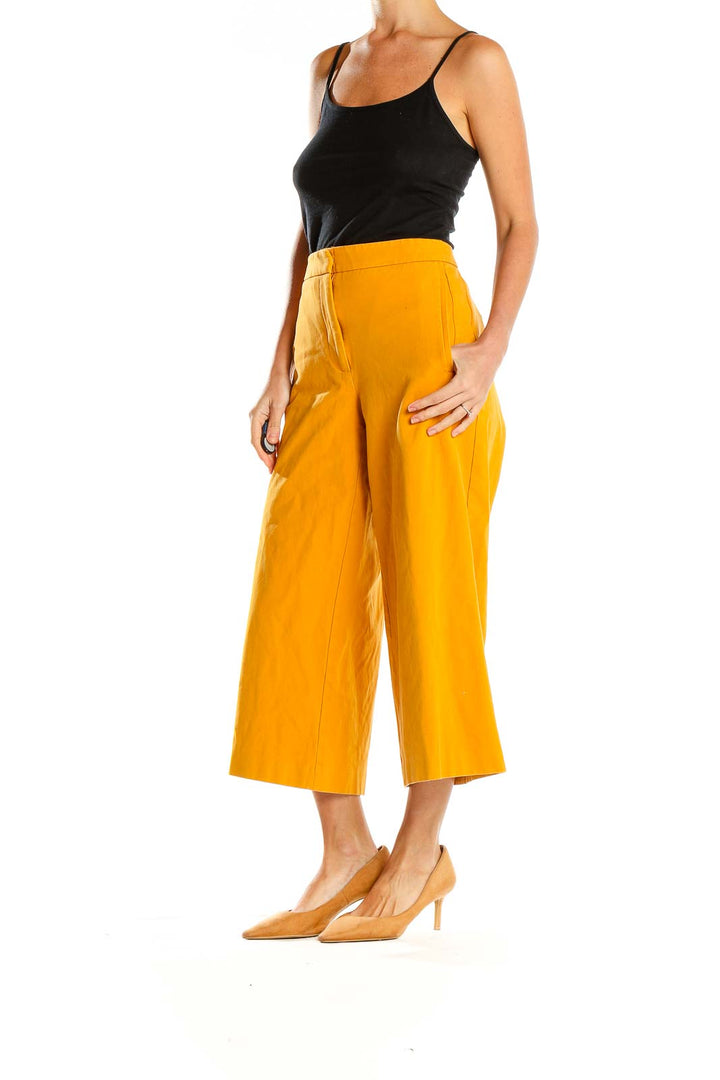 Yellow Culottes Pants