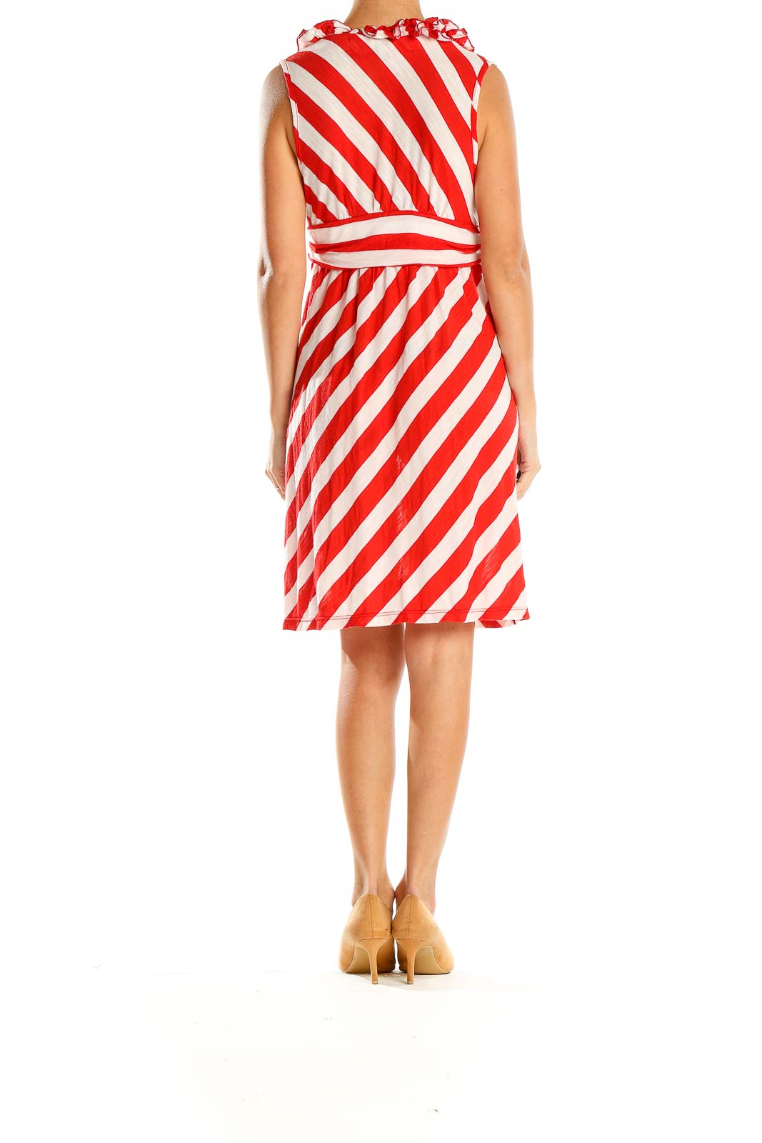 Red Striped Dress