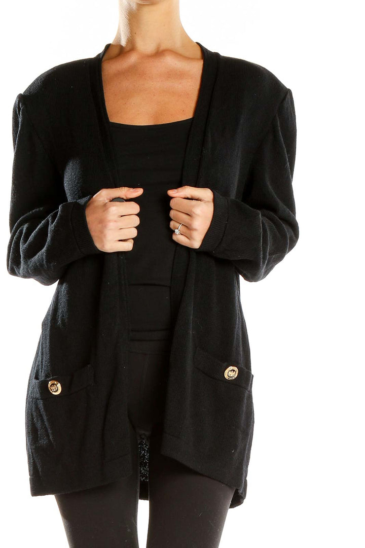 Black Designer Cardigan